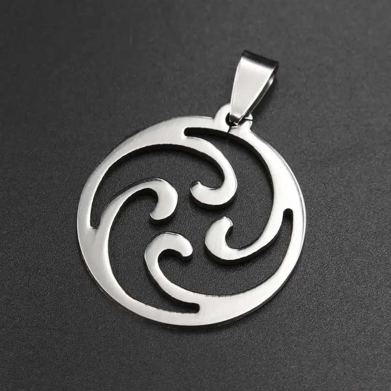 Lostpiece 2018 Серебряный Цвет Нержавеющая сталь аниме амулет кулон Цепочки и ожерелья