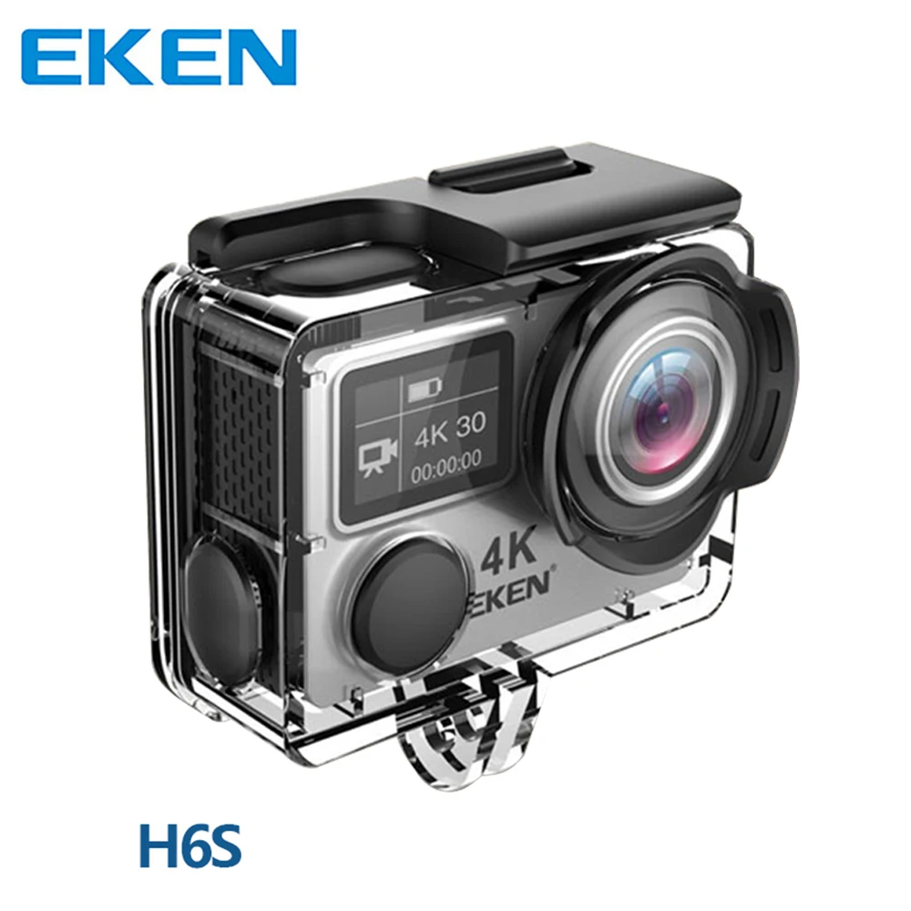 Оригинальная Экшн камера eken H6S Ultra HD 4K EIS стабилизация изображения Ambarella A12 чип Wifi
