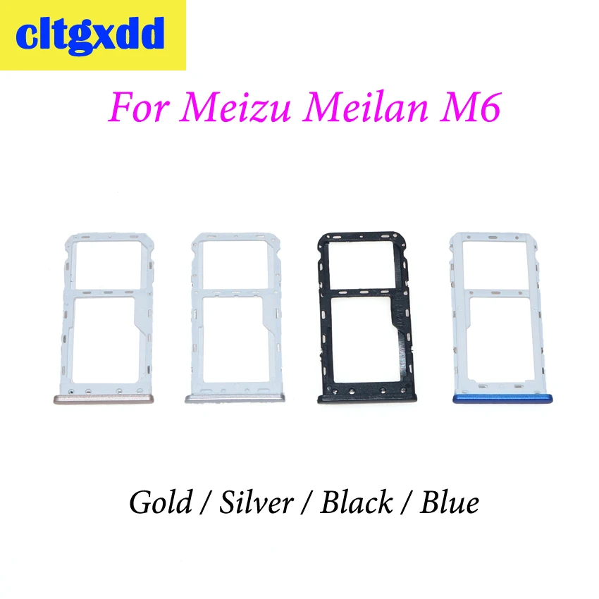 Cltgxdd слот для держателя SIM карты адаптер лоток Meizu Meilan M5 M6 Sim запасные