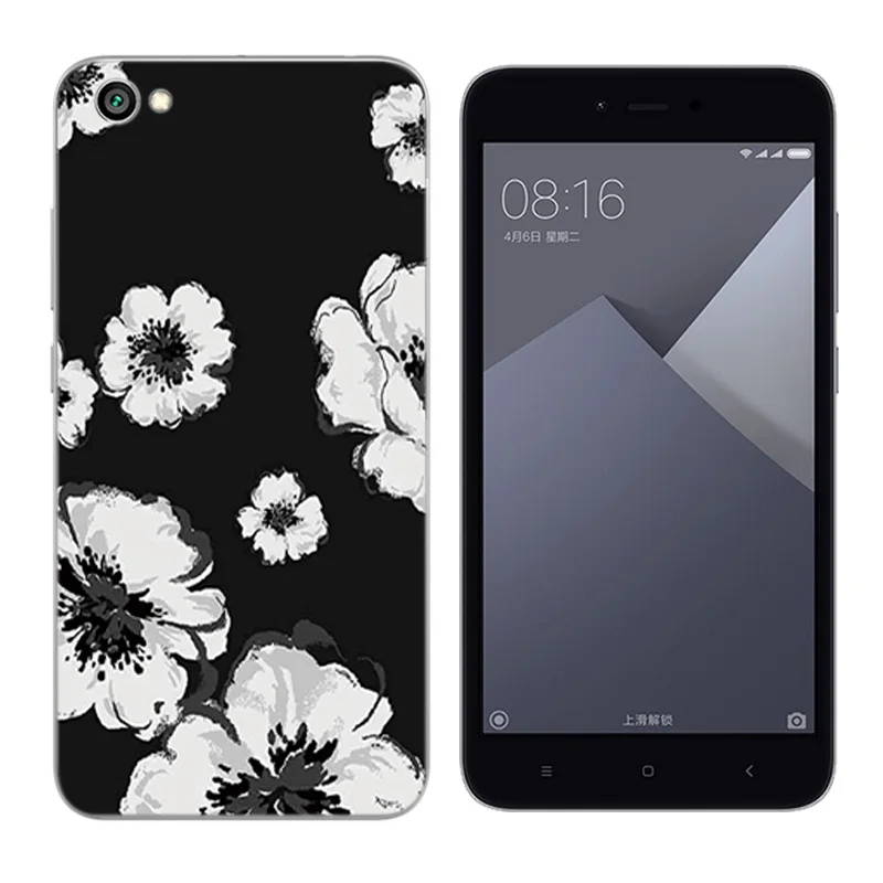 Soft Silicone for Xiaomi Redmi Note 5A Billow Printing Back Phone Cover 5.5 inch Ultrathin Hongmi Capa |