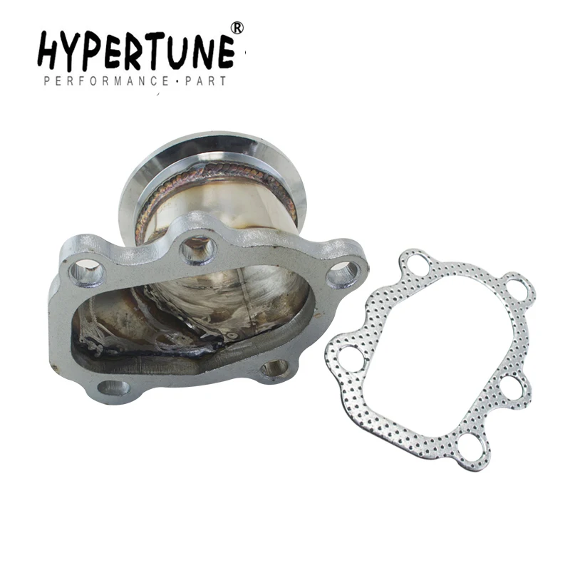 Адаптер из нержавеющей стали Hypertune для T25 T28 GT25 GT28 2 5 дюйма 63 мм V образный зажим
