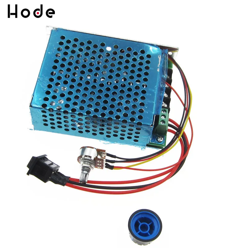 DC 12V 24V 48V 2000W макс 10 с алюминиевой крышкой 50В 40A контроллер скорости двигателя