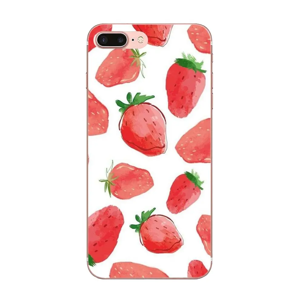 Клубника лето фрукты для Sony Xperia Z Z1 Z2 Z3 Z4 Z5 compact Mini M2 M4 M5 T3 E3 E5 XA XA1 XZ Премиум