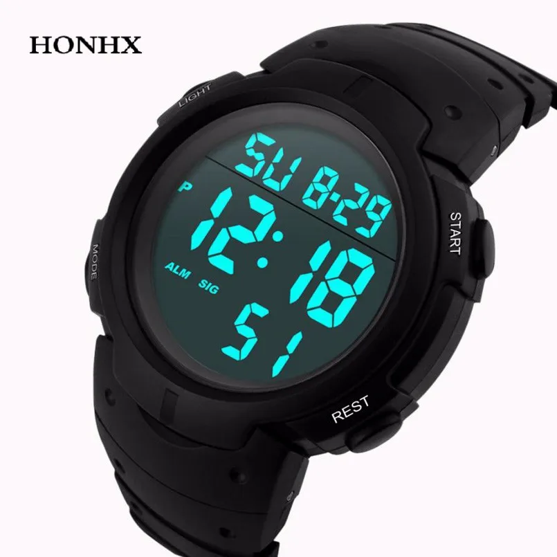 HONHX 2018 лучшие модные брендовые мужские часы роскошные повседневные
