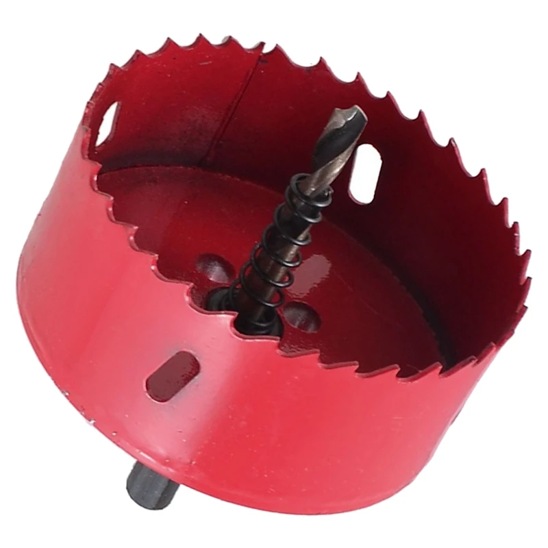 

HLZS-6mm augers drill cut 85mm diameter bimetal hole saw