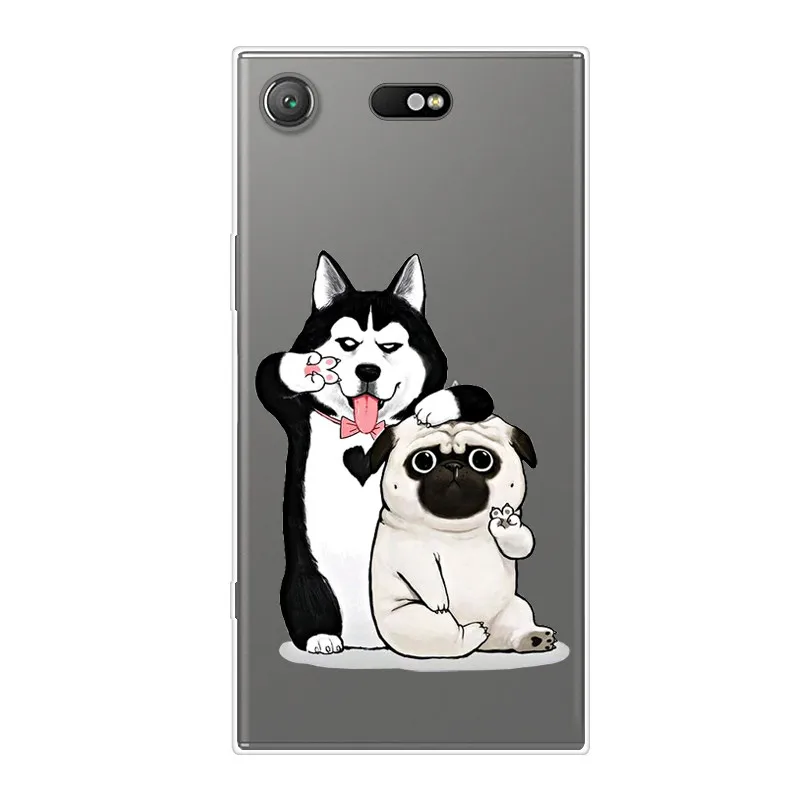 

Cartoon Case For Sony Xperia XZ1 Compact,Mobile Phone Shell,TPU Material Painted Beautiful Color Painting Case.19 Colors