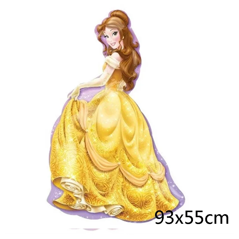 Princess3 GIHOO 114 см Микки Минни фольгированные воздушные шары мультфильм с днем рождения украшения Детские игрушки большой красный бант детский душ - Цвет: Princess3