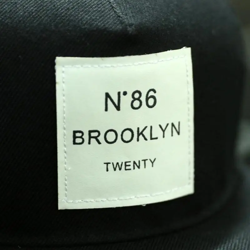 Новинка 2019 года бейсболка BROOKLYN с вышитыми буквами однотонные кепки нашивкой в
