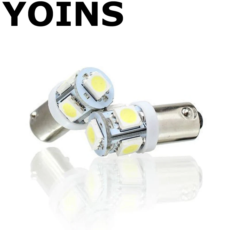 2x BA9S 5050 5 SMD led 5smd 12В автомобильная лампа поворотный светильник белый розовый