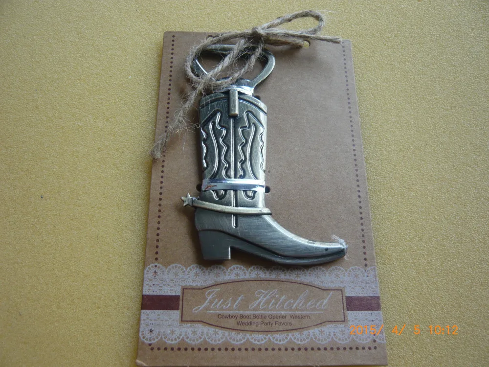 

wedding party favor gift and giveaways for guests--Boots shoes bottle opener birthday souvenir 80pcs/lot