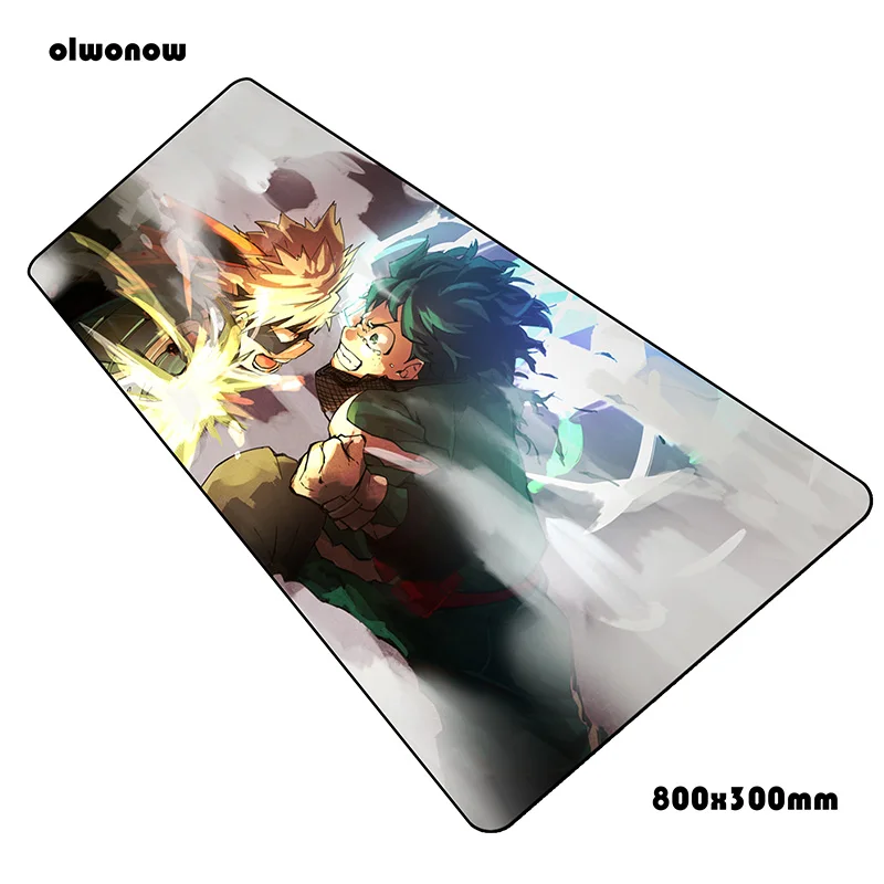 Коврик для мыши my hero Academy 800x300x2 мм красивый коврик для компьютерной мыши игровые аксессуары Domineering игровые коврики и чехлы для геймеров - Цвет: Size 800x300x2mm