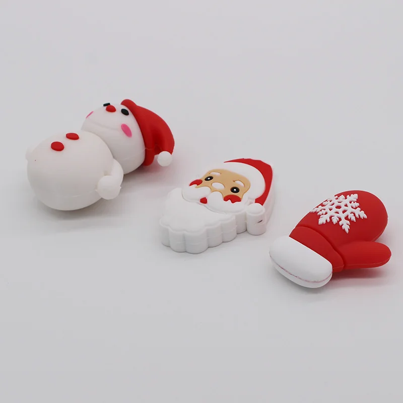Перчатки для снеговика Санта-Клауса USB флешка Флешка флеш-накопитель U диск