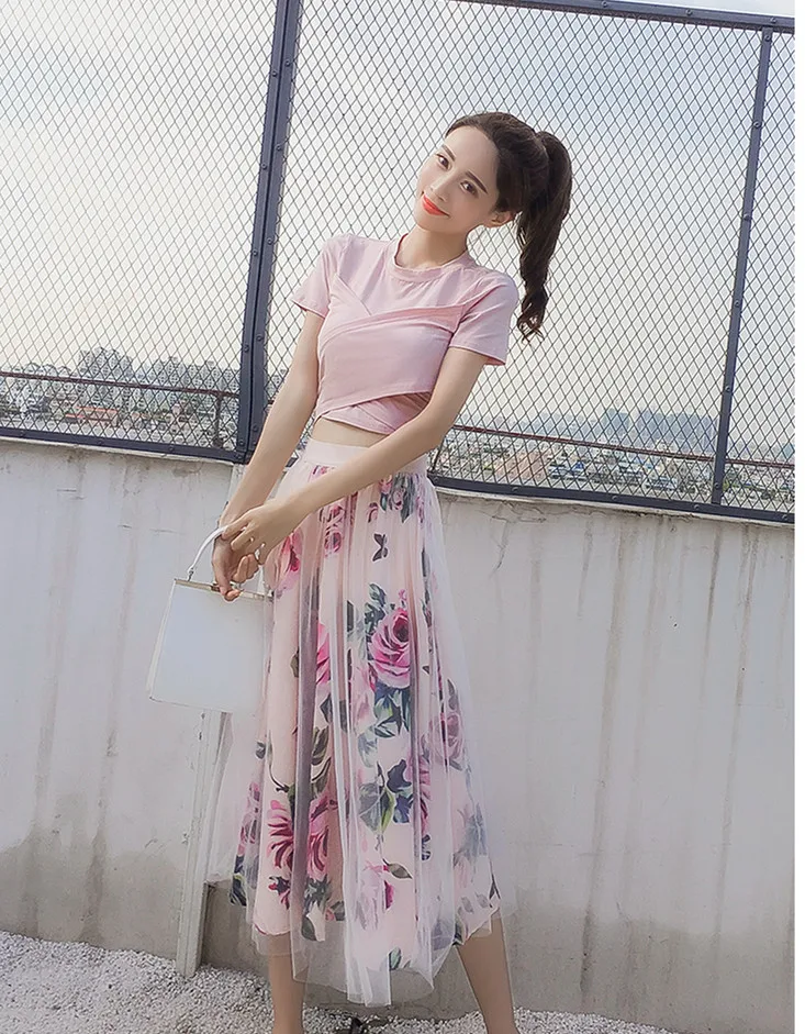 Новый элегантный розовый женский комплект CWBshowGG из двух предметов Повседневная