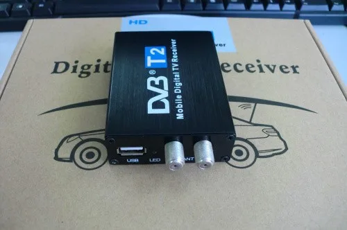 Автомобильная ТВ приставка DVB T2 120 км/ч 2 антенны H.264 MPEG4 цифровая с внешней USB