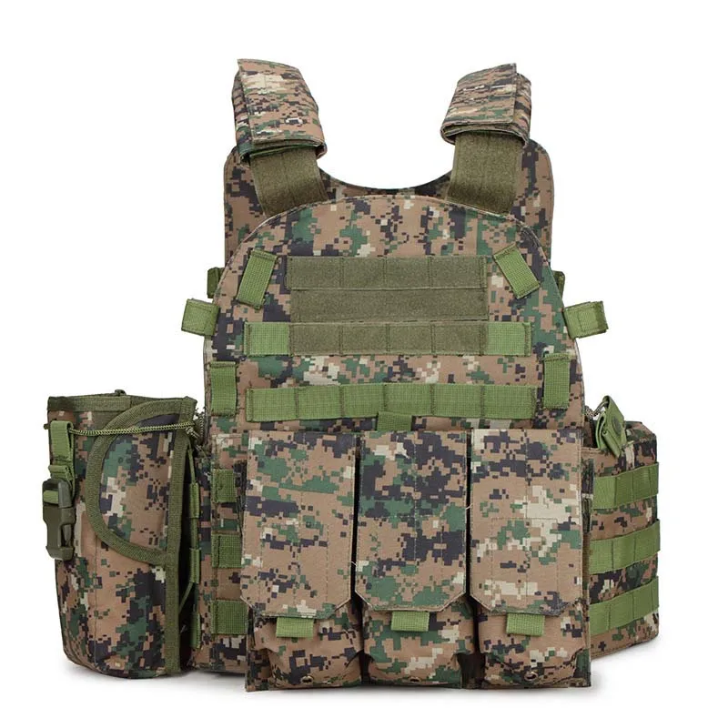 Jungle Digital Армейский боевой военный жилет 6094 Охотничий Тактический Molle Body Armor камуфляж Спорт на открытом воздухе Пейнтбол страйкбол жилет - Цвет: Jungle Digital