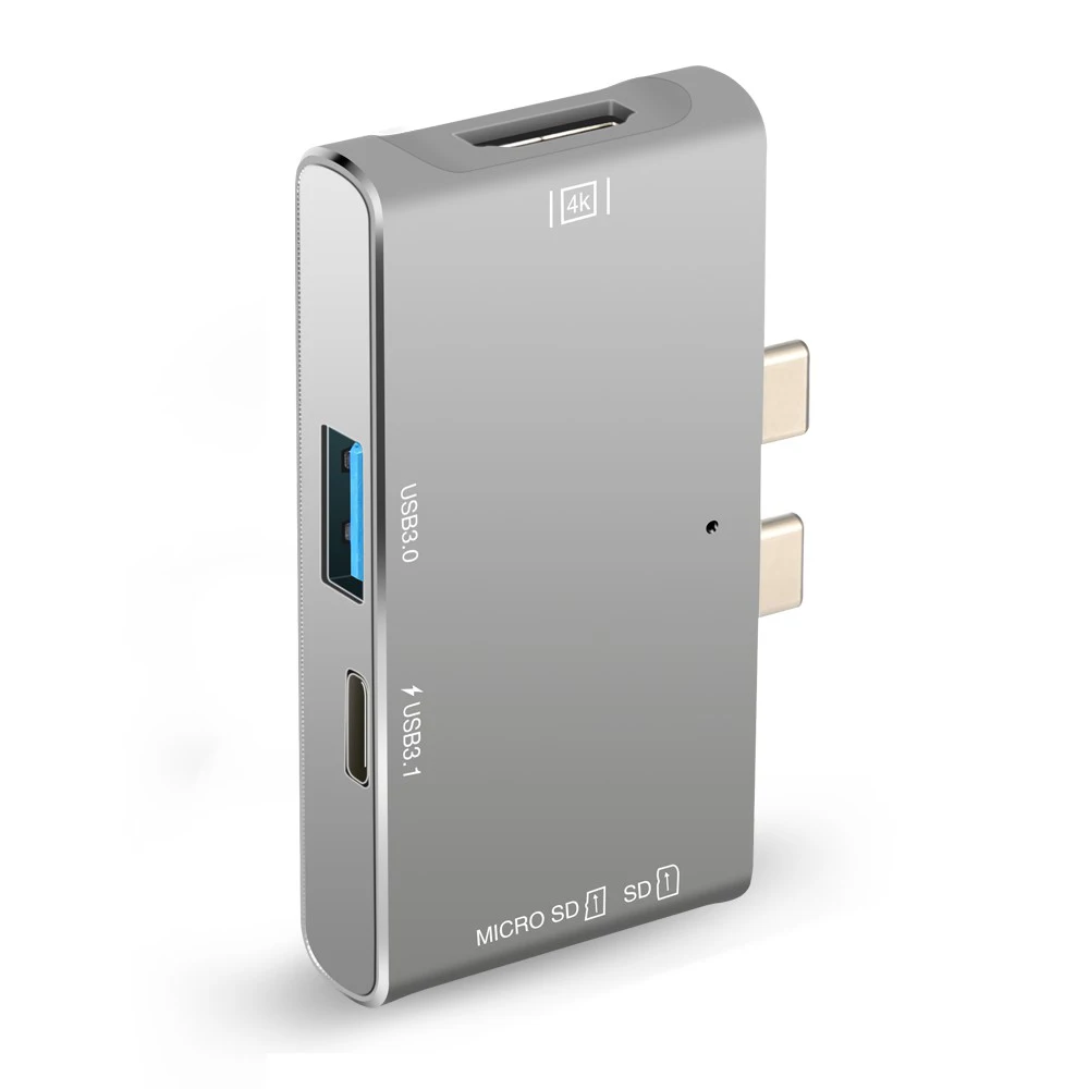 5 в 1 двойной USB-адаптер для чтения SD-и TF-карт | Компьютеры и офис