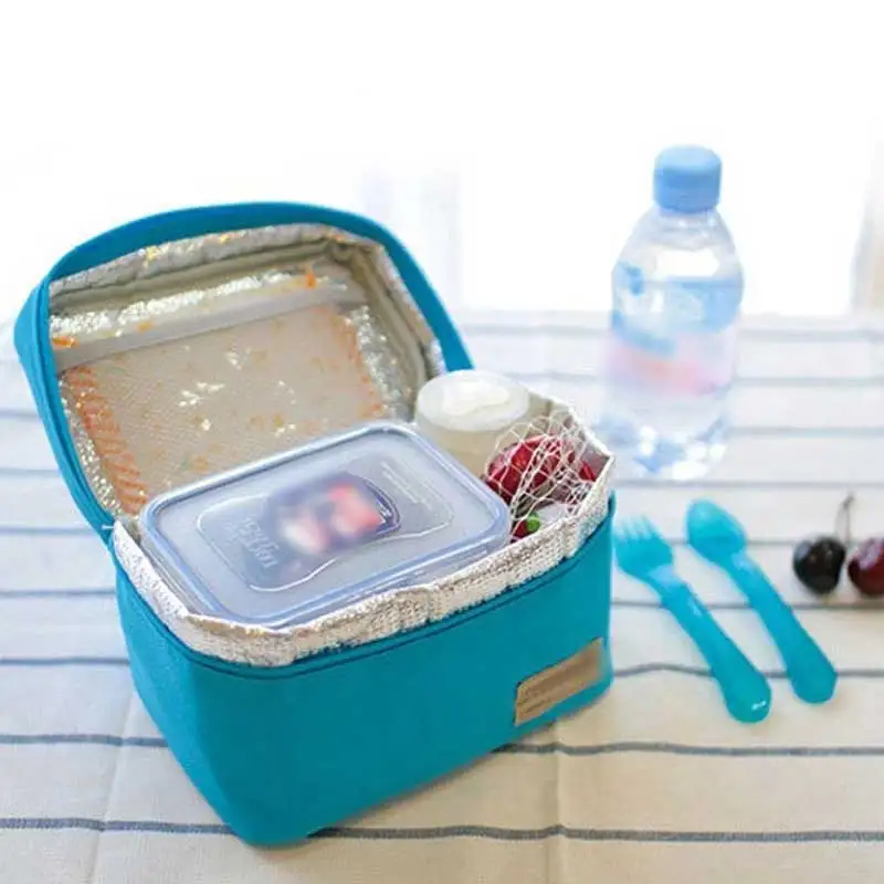 

New Arrival Travel Oxford Tinfoil Insulated Cooler Thermal Picnic Lunch Bag Waterproof Tote Lunch Bag for Kids Adult