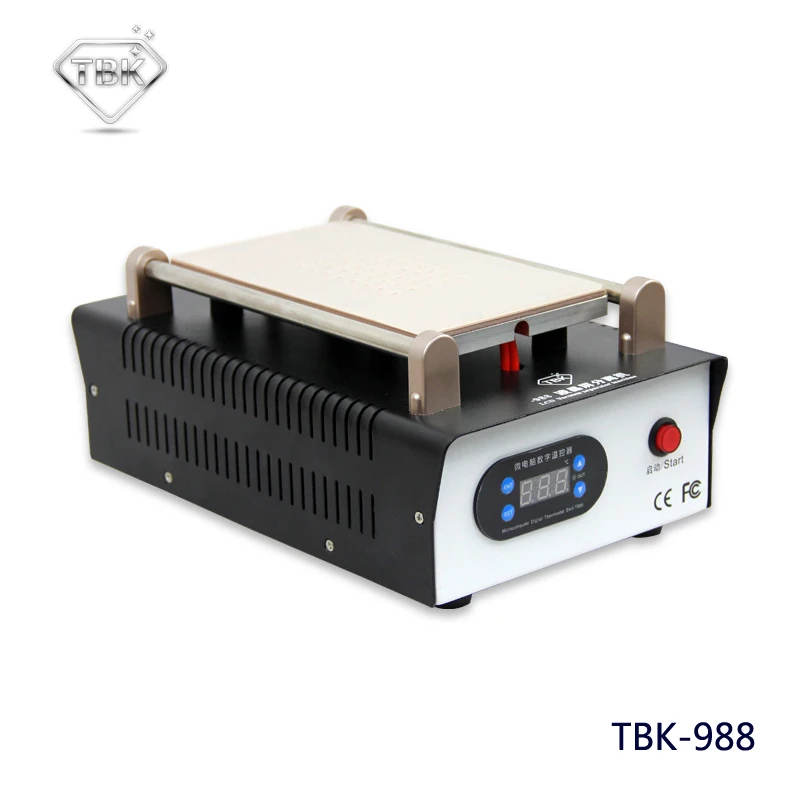 TBK 988 новый 7 дюймовый ЖК разделитель со встроенным вакуумным насосом сенсорного