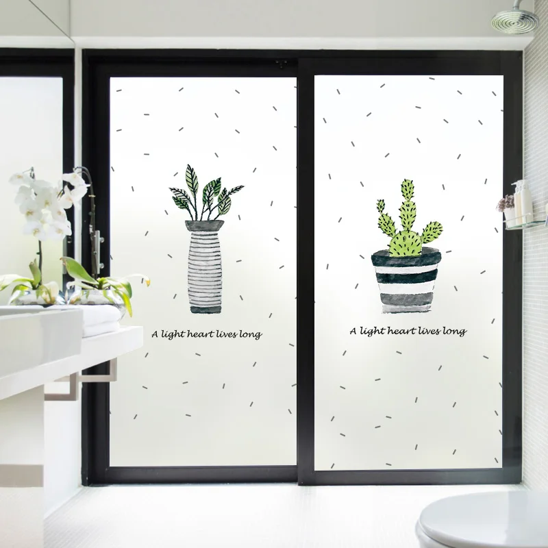 Бесплатный размер на заказ декоративная витражная Пленка Конфиденциальности