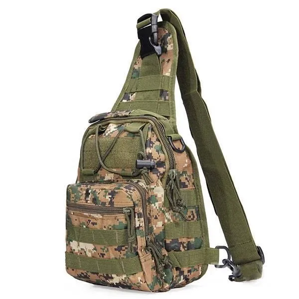 EBOYU тактическая сумка-слинг, Мужская Военная спортивная сумка, EDC Molle Pack, рюкзак, сумка через плечо, на грудь, для кемпинга, пешего туризма