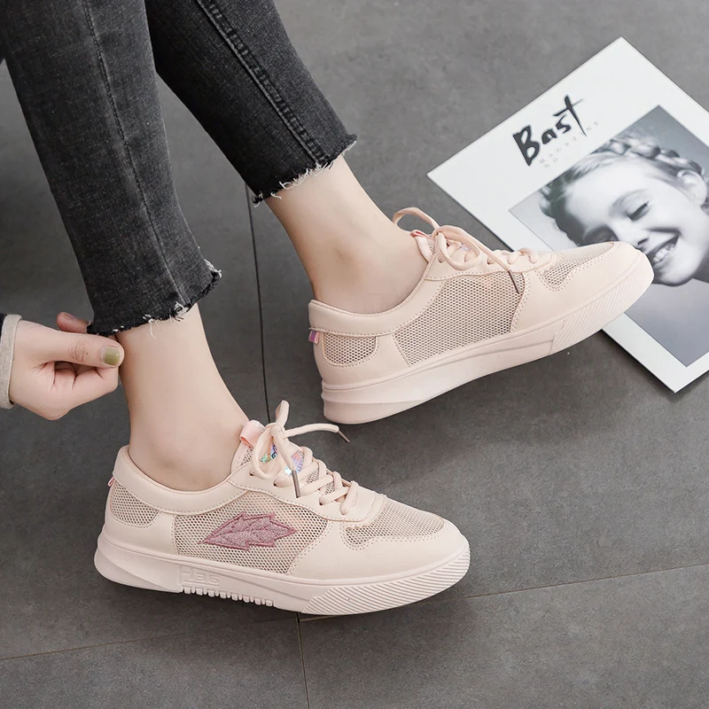 Модные кроссовки коллекция 2019 года Повседневная обувь женские летние удобные