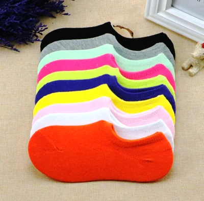 Удобные до лодыжек с мультяшной Невидимый для женщин носки девочек милые женские