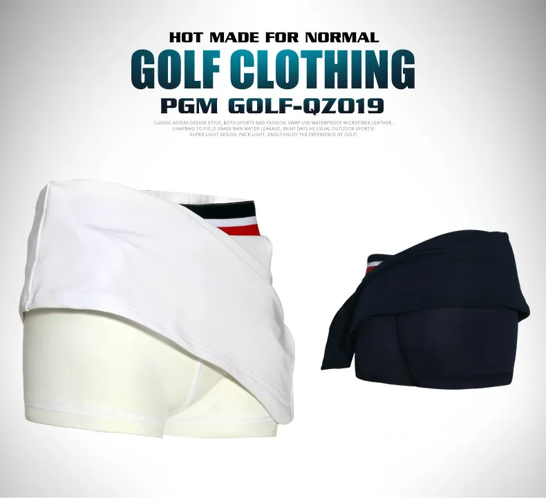 

2018 New PGM Brand Women Golf Clothing Summer Slim Breathable sport suit for women Lady Solid color blouse skirt size XS-XL