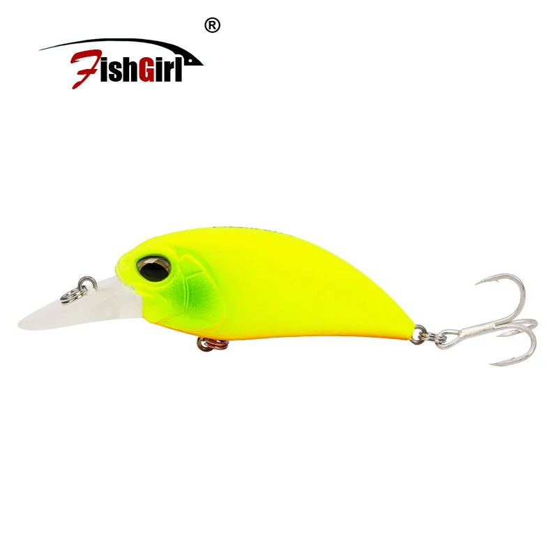 Trulinoya маленькие Fat Crank рыболовные приманки 60 мм 15 г тяжелые Crankbait глубина воды жесткая приманка искусственная наживка Тройной крюк воблер