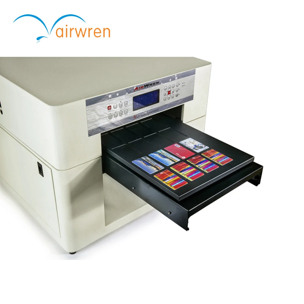 Low Cost Embossed Effect A3 6 Color Uv Flatbed Printer Id Card Printing Machine