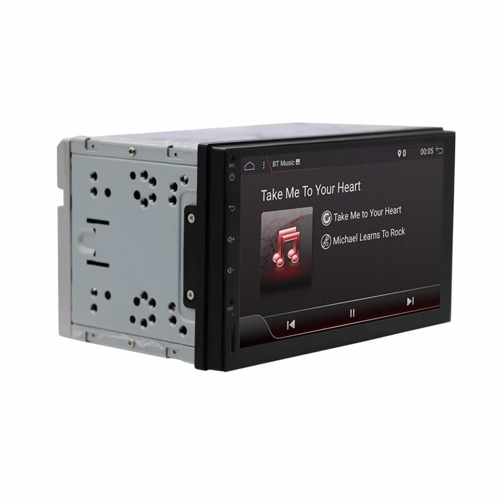 Android 7 1 автомобильный Радио стерео четырехъядерный сенсорный экран Gps Авторадио