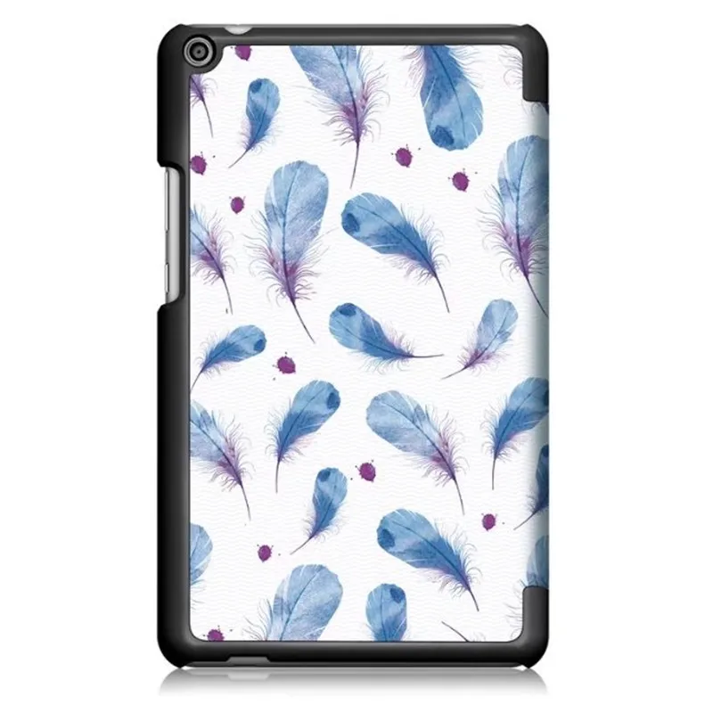 Чехол для планшета huawei Media Pad T3 8,0, твердый тонкий Чехол-подставка, флип-принт, искусственная кожа, Магнитный смарт-чехол для T3 8 дюймов