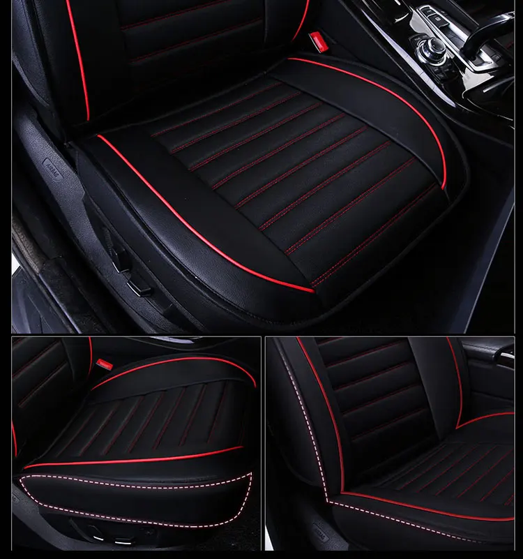 Универсальный из искусственной кожи чехлы для сидений автомобиля Alfa Romeo 147 156 159 166 Giulia Giulietta Mito Stelvio защитное покрытие автомобильного сиденья