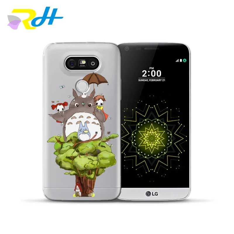 Мягкий милый чехол для LG G4 G5 G6 с изображением Тоторо Q6 Q8 K4 K7 K8 K10 2017 X Power 2 телефона