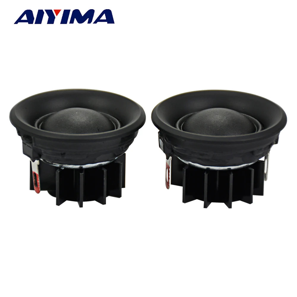 

AIYIMA 2Pcs 1.5Inch HIFI Audio Portable Speakers 6ohm 10W Stereo Tweeters Speaker Silk Film Louderspeaker Horn for Home Theater