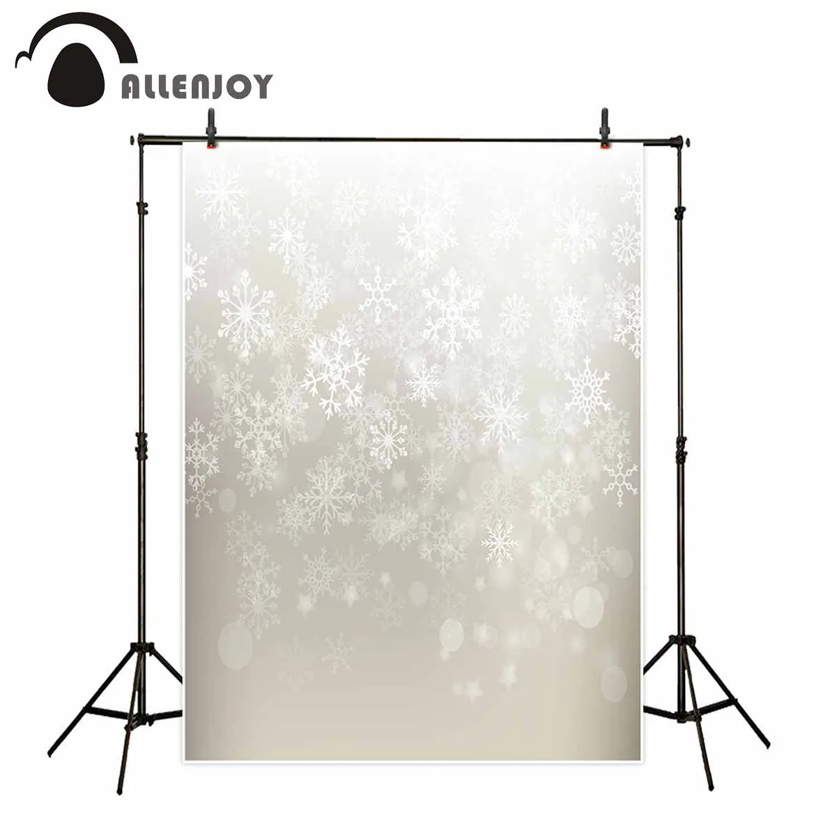 Allenjoy фотографический фон снежинки красивый зимний узор туманный новый