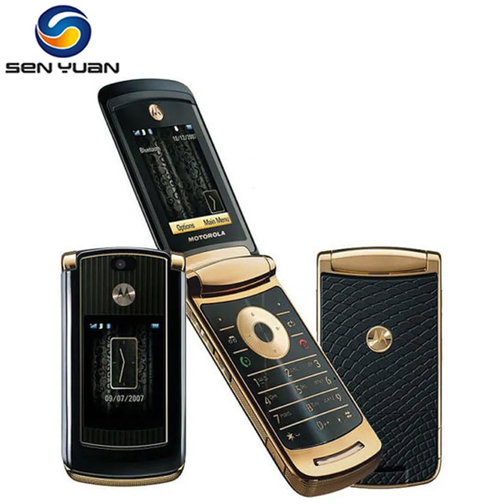 Оригинальный разблокированный мобильный телефон Motorola V8 2MP камера 512 МБ/2 Гб ROM