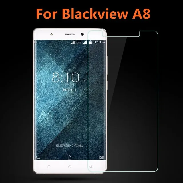 2.5D Закаленное стекло для Blackview A8 Высококачественная защитная пленка