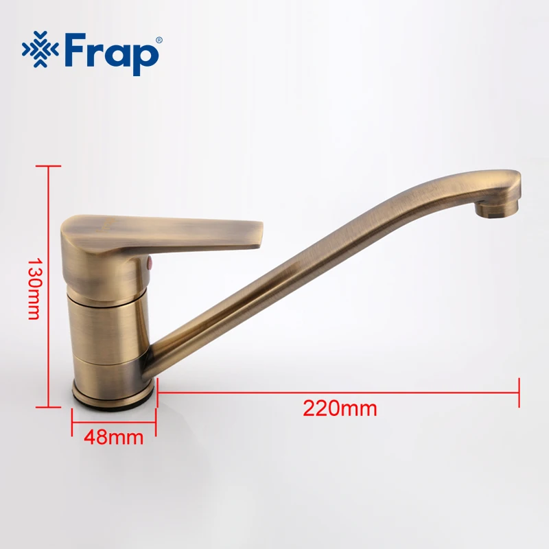Frap Кухня краны/Cozinha/кран античная латунь кран Одной ручкой смеситель f4530 4 и f4930