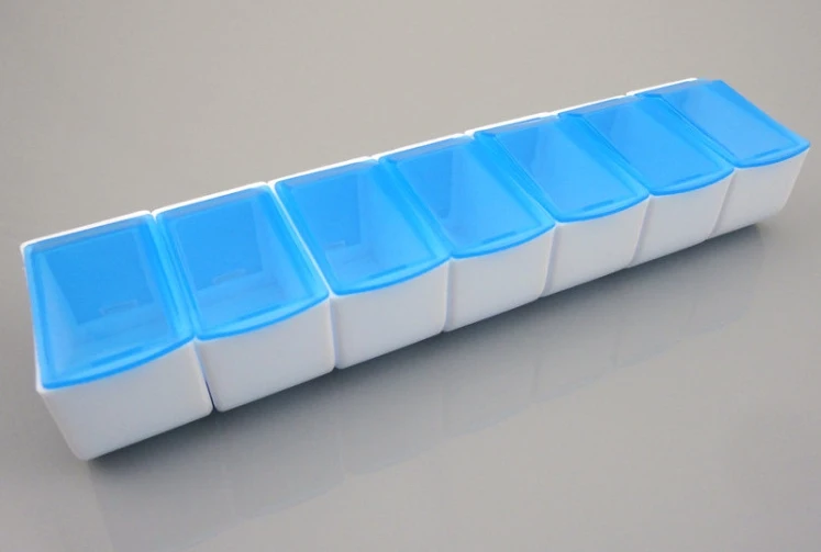 Коробка для таблеток чехол контейнер лекарств хранения Organizador Mini портативный 7