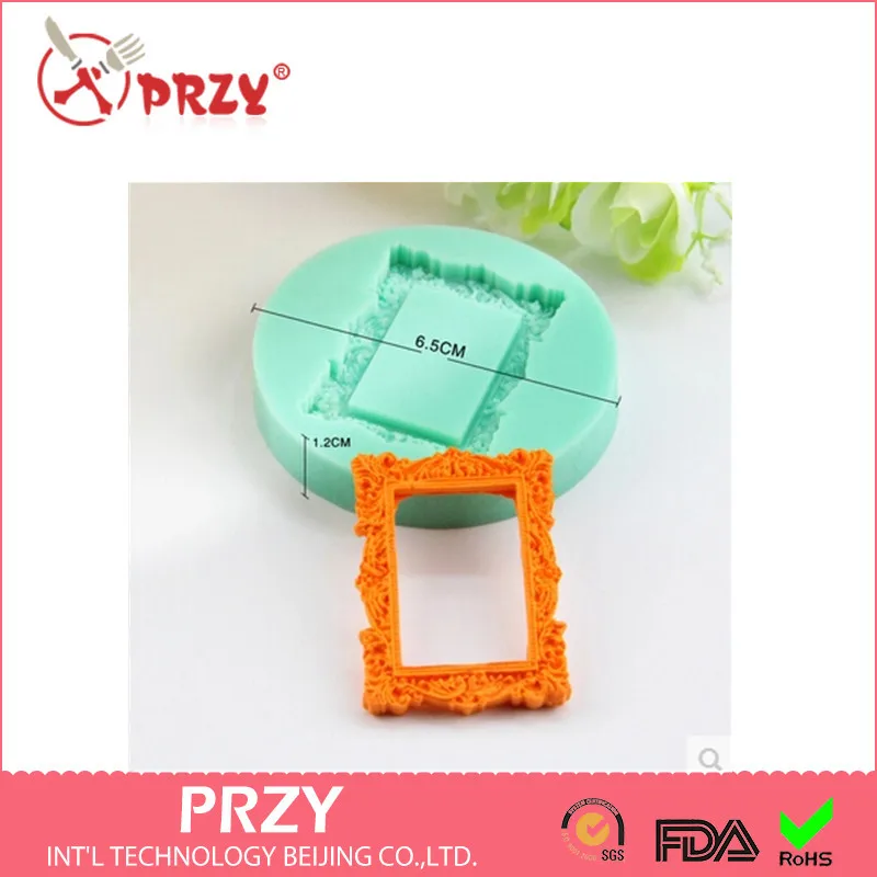 Женская овальная рамка фоторамка зеркальные инструменты для украшения торта из