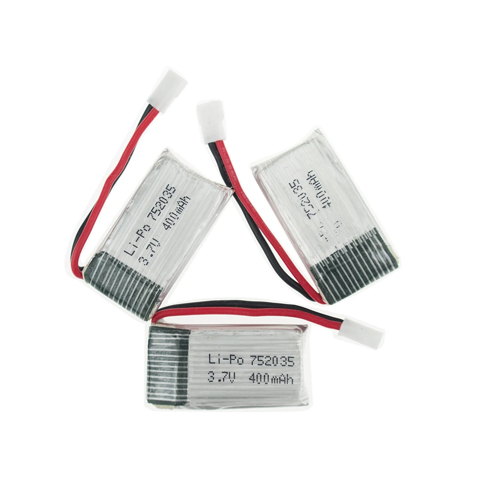 JJRC H31 3 шт. 7 в 400 мАч Lipo аккумулятор для беспилотника RC Квадрокоптер запчасти