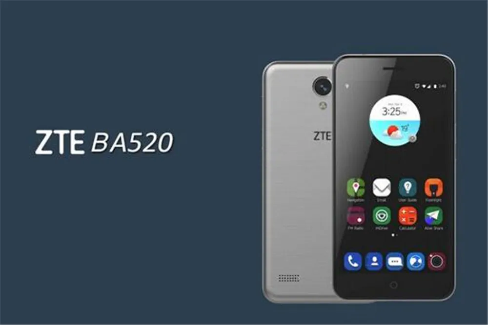 Zte лезвие A520 мобильный телефон 1/2GB 8 GB/16 GB 5," 1080*720 4 ядра Android 6,0 Dual SIM 8MP+ 2MP gps 2400 мА/ч, Батарея 1,25 ГГц телефона