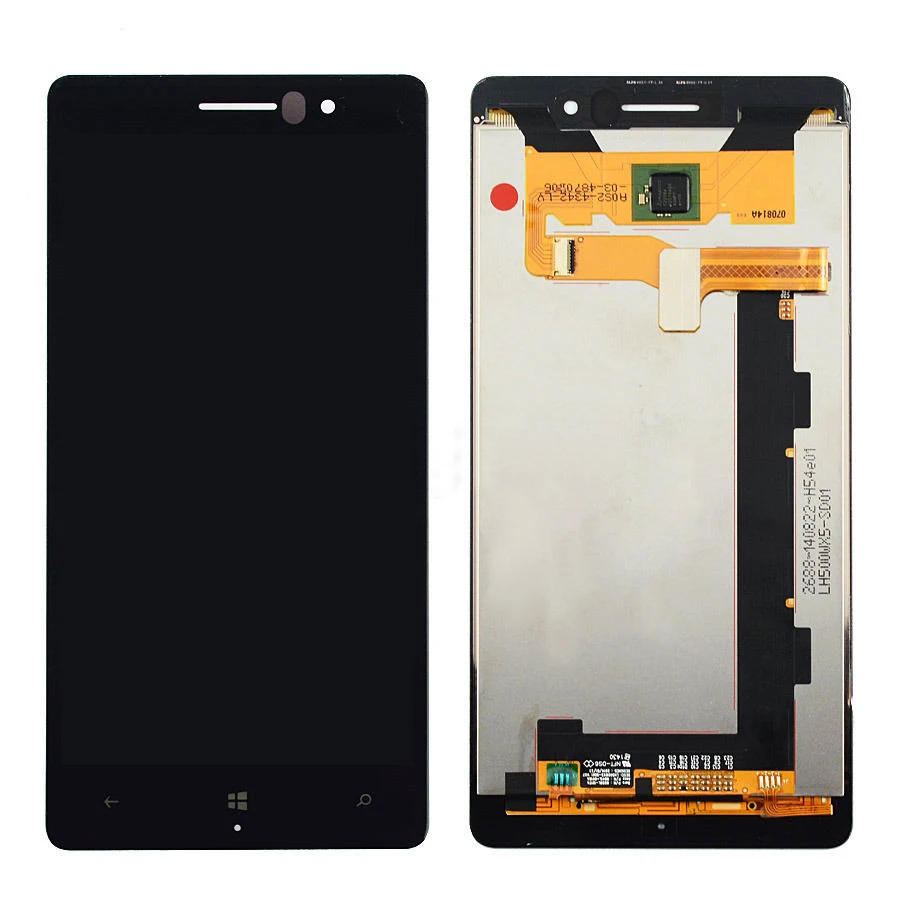 Черный для Nokia lumia 830 ЖК дисплей + кодирующий преобразователь сенсорного экрана в