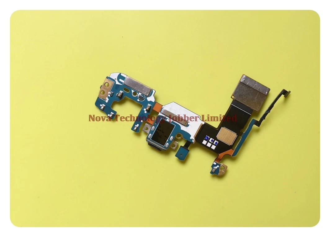 Wyieno S8+ зарядный порт для samsung S8 Plus G955F G955U Micro USB разъем зарядного устройства гибкий кабель, сменные детали микрофона