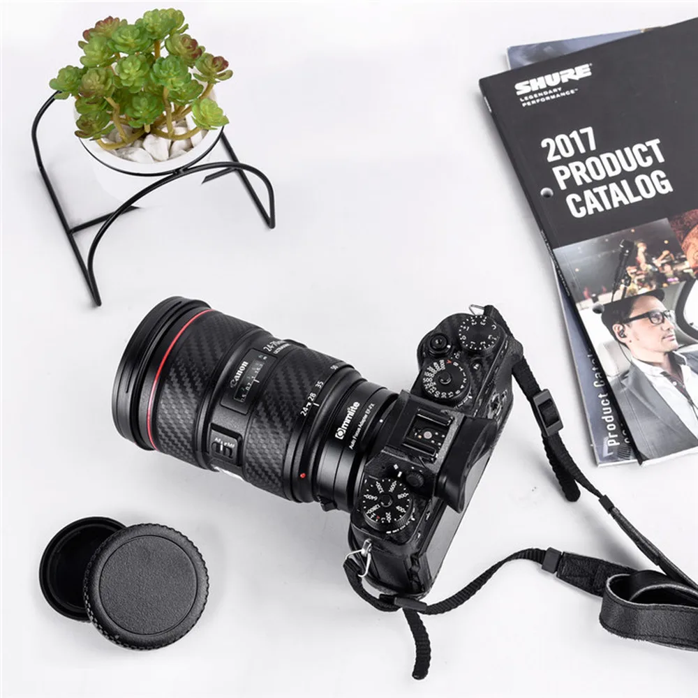 Commlite CM-EF-FX электронный для AF Крепление-адаптер объектива с объектив IS USM Canon EF/EF-S