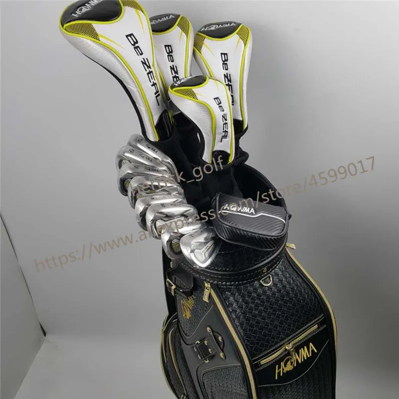 525 клюшки для гольфа HONMA BEZEAL 525 полный набор HONMA Golf driver. Дерево. утюги. клюшка для клюшек графитовая клюшка для гольфа без сумки