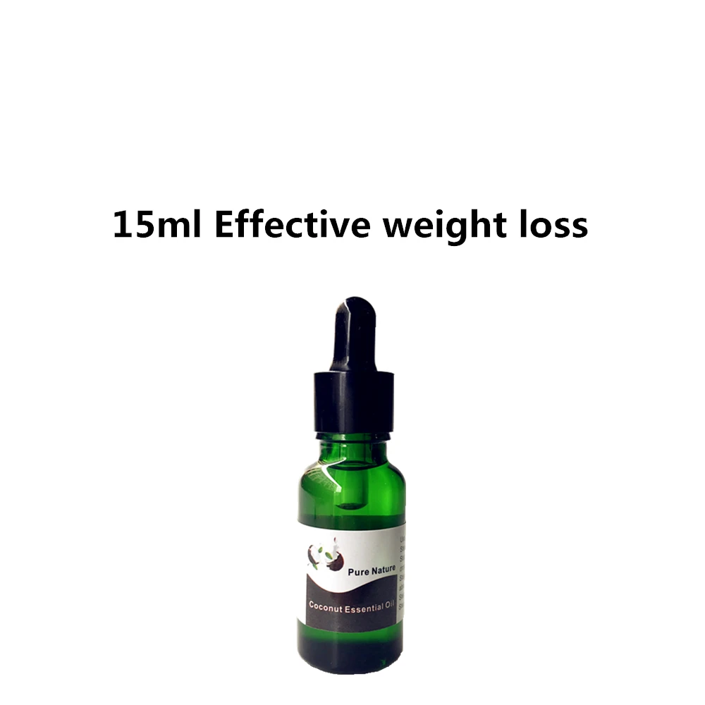 15ml Цена по прейскуранту завода без диет 10 дней быстрое сжигание жира и похудение для похудения эфирное масло холодный пресс кокосовое ароматическое масло 15 мл - Цвет: 15ml
