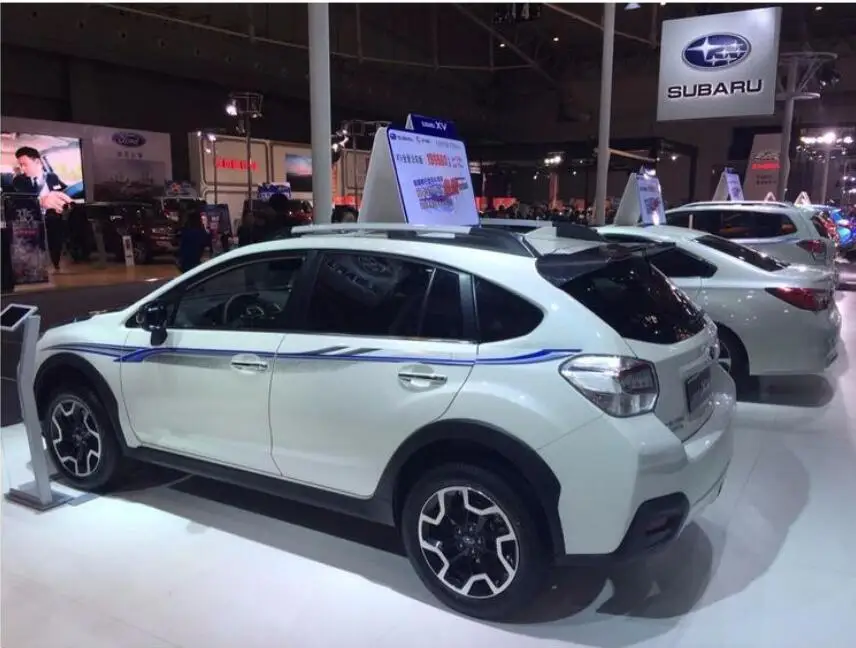 Углеродное волокно заднее крыло заднего багажника спойлер подходит для Subaru xv 2012