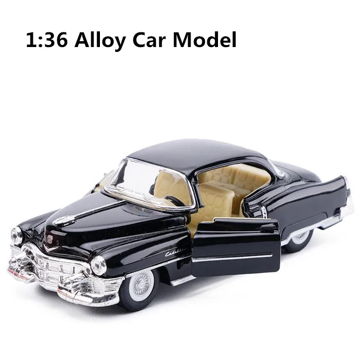 Высокая имитация супер модель автомобиля, 1: 36 сплав оттяните назад Cadillac 62 классическая модель автомобиля, 2 Открыть дверная игрушка автомобиля