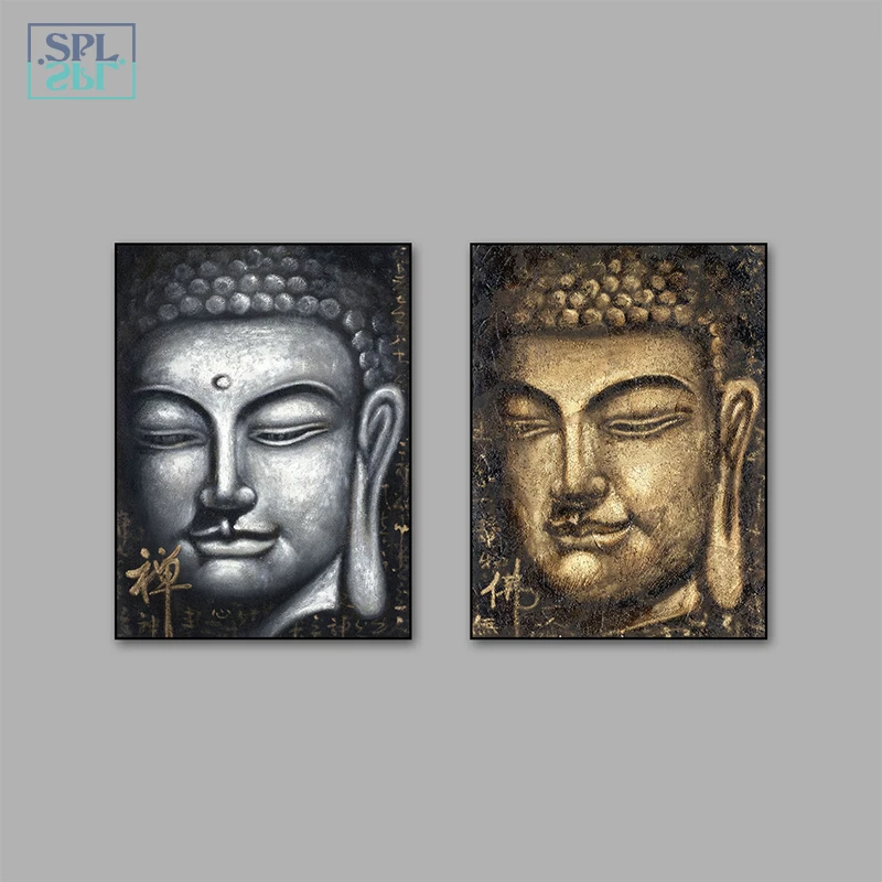

SPLSPL Religion Buddha Canvas Art Print Painting Poster, Wall Pictures For Home Decoration, Wall Decor